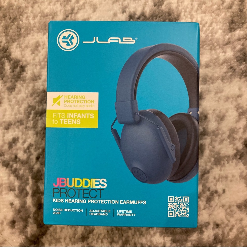 Jbuddies Protect (by Jlab) Kids Hearing Protection Earmuffs [Navy]